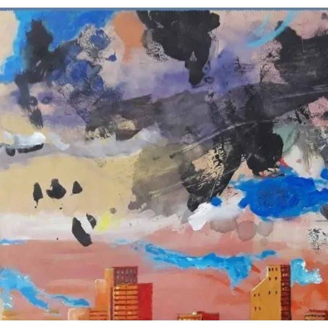 Ciudad y tormenta