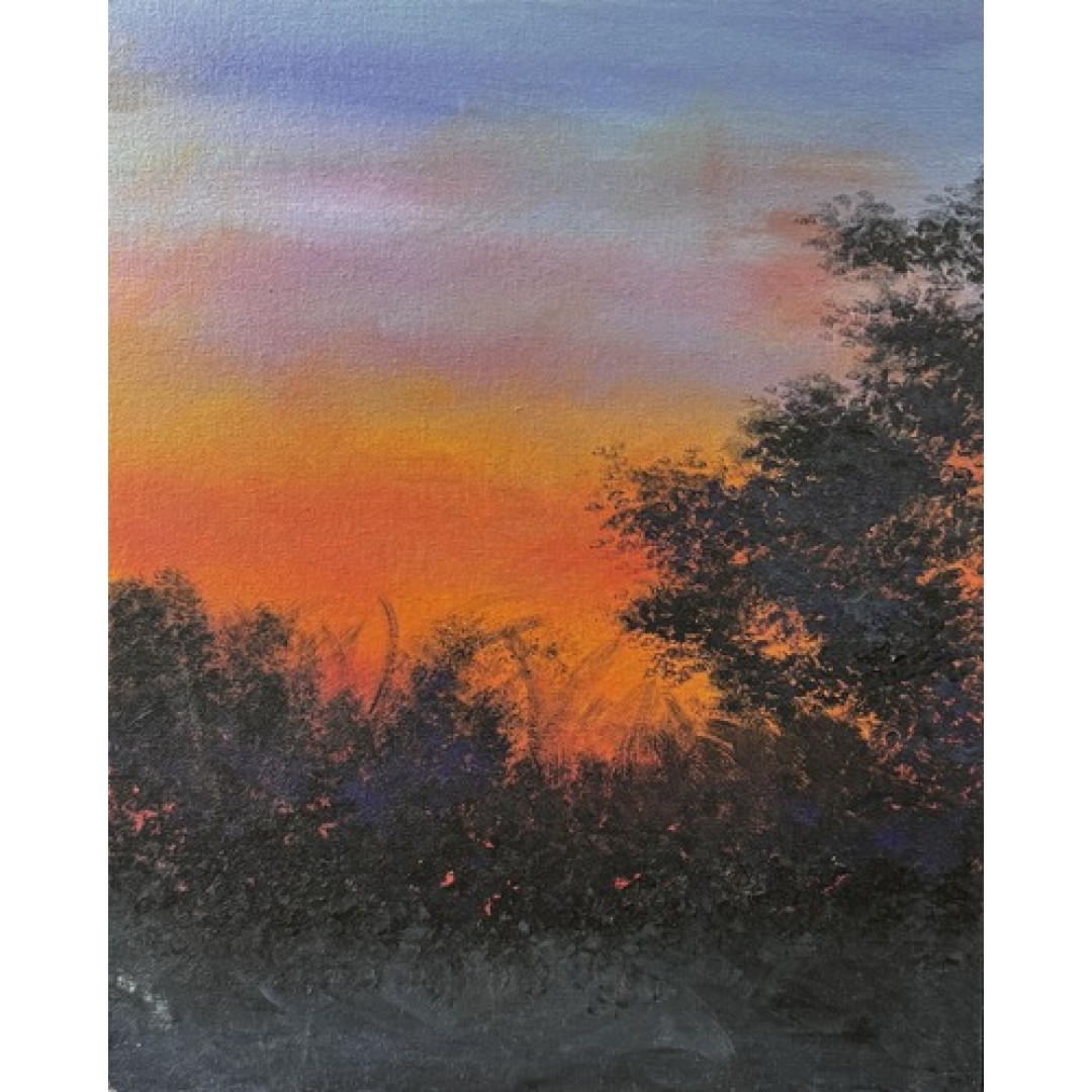 Atardecer de campo Atardecer de campo